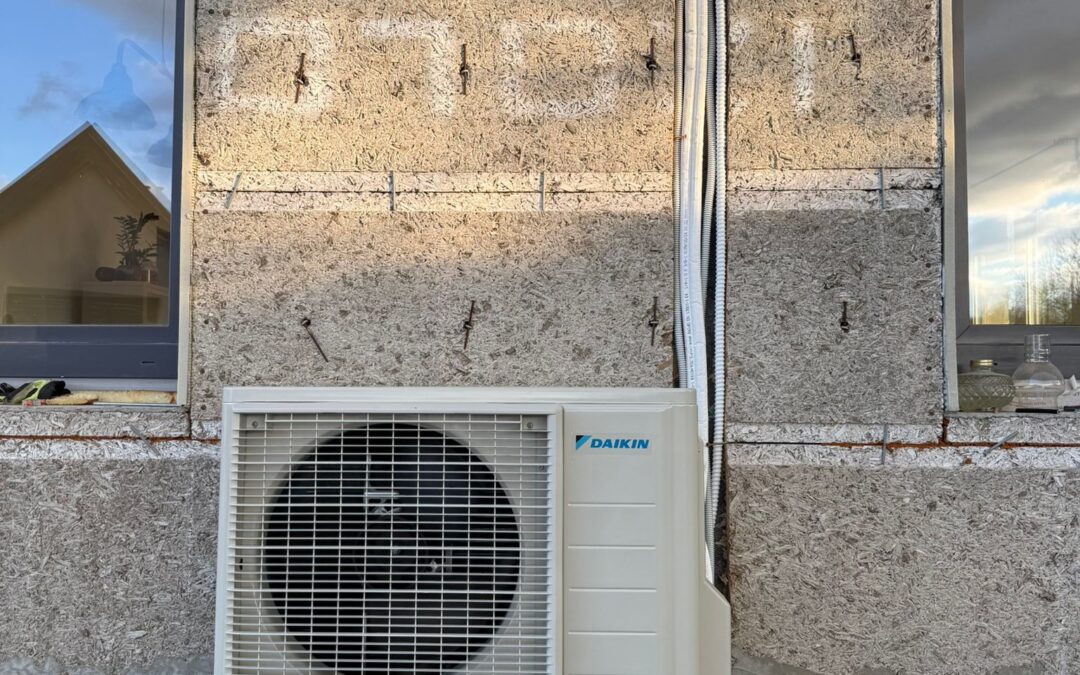 Instalace klimatizace Daikin Stylish pro novostavbu rodinného domu | Sovínky