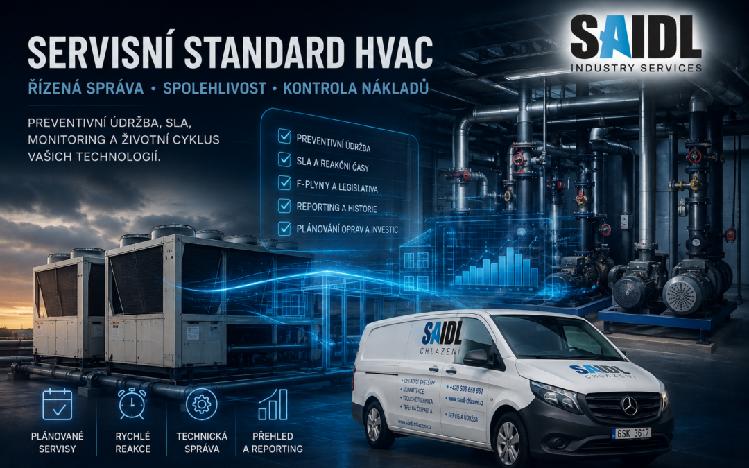 Proč mít servisní standard HVAC | Preventivní údržba, SLA a dlouhodobá správa technologií