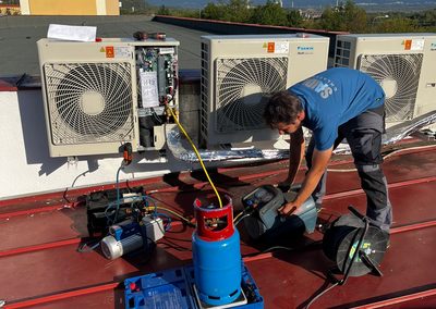 Rekonstrukce chlazení prodejny s technologií Daikin Sky Air | Most