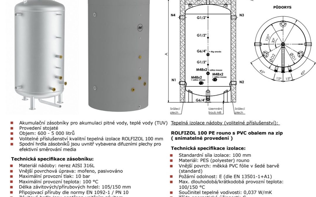 Výměna zásobníku TUV 3 000 litrů | Clarios Česká Lípa